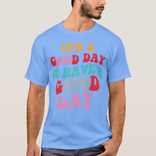 Camiseta Es un buen día para los retro-florales