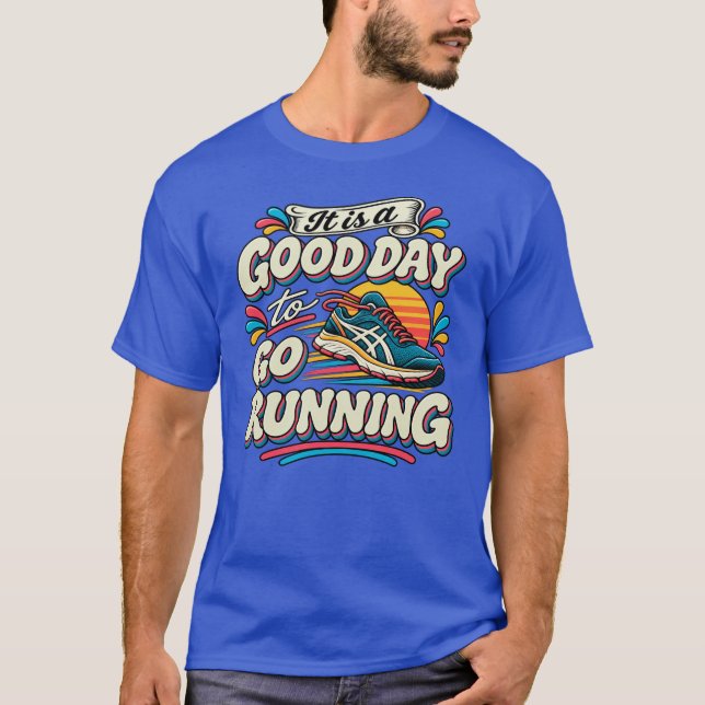 Camiseta Es un Buen Día para Salir a Correr (Anverso)