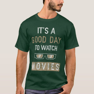 Camiseta es un buen día para ver películas Amantes de las P