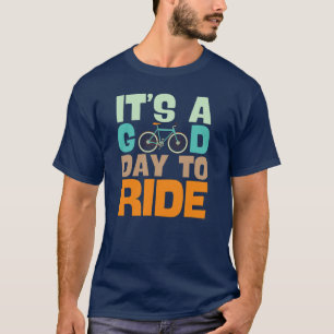 Camiseta Es un buen día para viajar en bicicleta