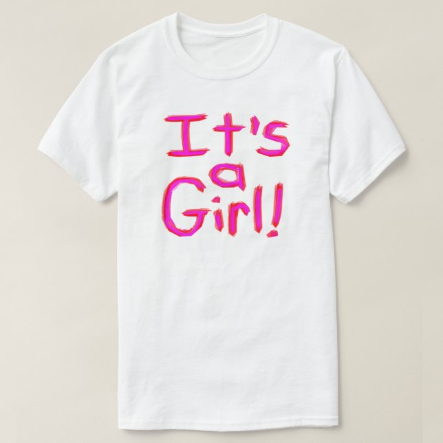 Camiseta ¡Es un Chica! (Diseño del anverso)