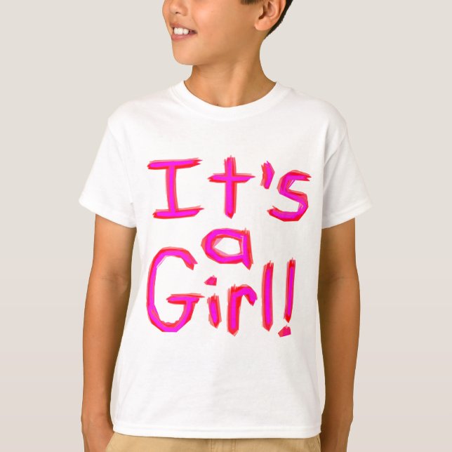 Camiseta ¡Es un Chica! (Anverso)