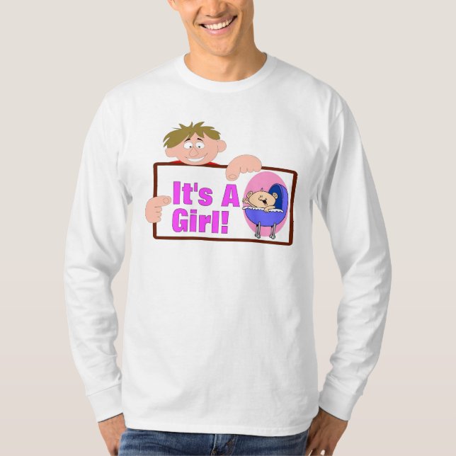 Camiseta Es un chica (Anverso)