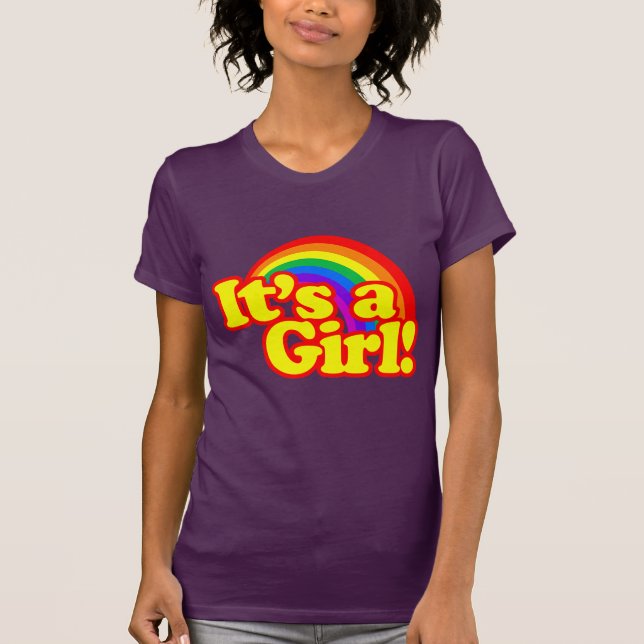 Camiseta ¡Es un chica! (Anverso)