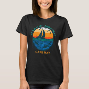Camiseta Es un deseo y una necesidad de vacaciones divertid