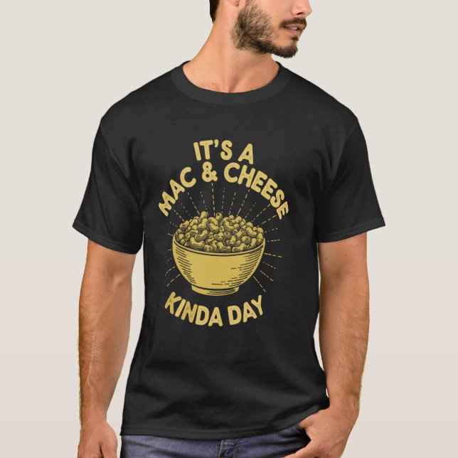 Camiseta Es Un Día De Macarrones Con Queso (Anverso)