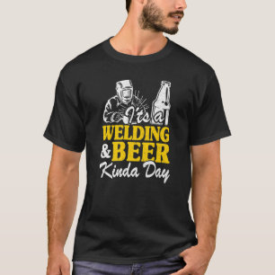 Camiseta Es un día de soldadura y cerveza Metalúrgico Vinta