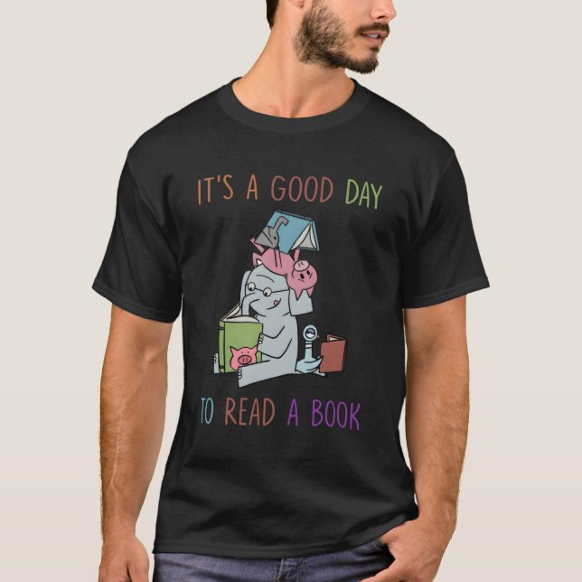 Camiseta Es Un Día Para Leer El Libro Bibliotecario De Book (Anverso)