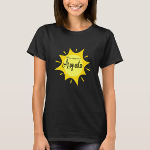 Camiseta Es un día soleado en Augusta. Estándar