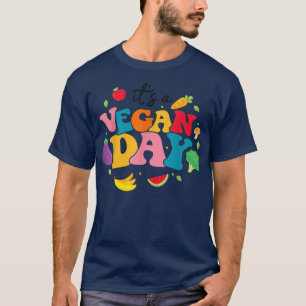 Camiseta Es un Día Vegetal Día Mundial de la Vegetariana Am
