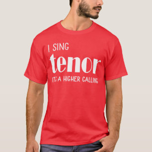 Camiseta Es un don de cantante vocal de llamada superior