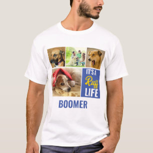 Camiseta Es un duro Collage de fotos Mascota de perros pers