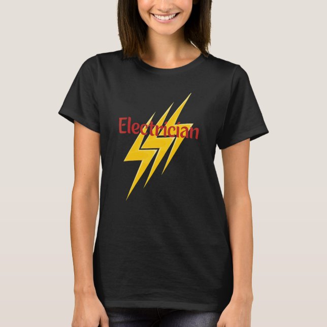 Camiseta Es un electricista #3 (Anverso)