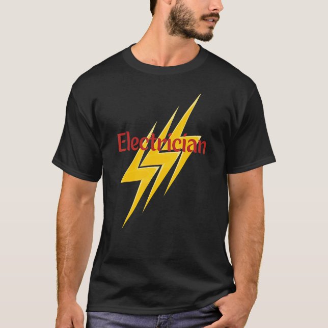 Camiseta Es un electricista #3 (Anverso)