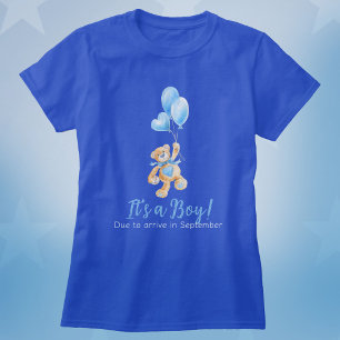 Camiseta Es un embarazo de niño a mes, personalizado de pel
