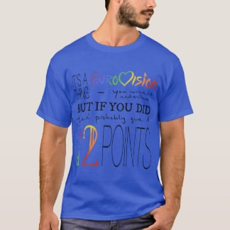 Camiseta Es un Eurovisionhing retro