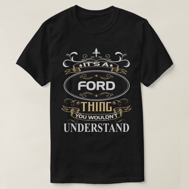 Camiseta Es un Ford que no entenderías (Diseño del anverso)
