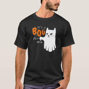 Camiseta Es un gato fantasma Boo para mí