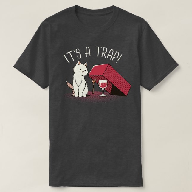 Camiseta Es un gato gracioso de bruma de Tobe Fonseca (Diseño del anverso)