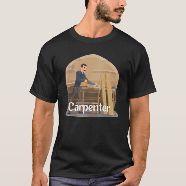 Camiseta Es un generador de casas de carpintero (Anverso)