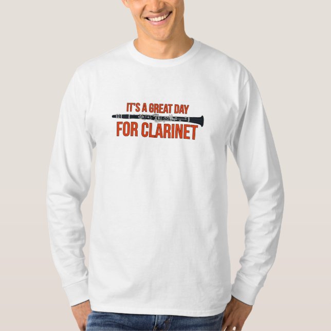 Camiseta Es un gran día para el Clarinet (Anverso)