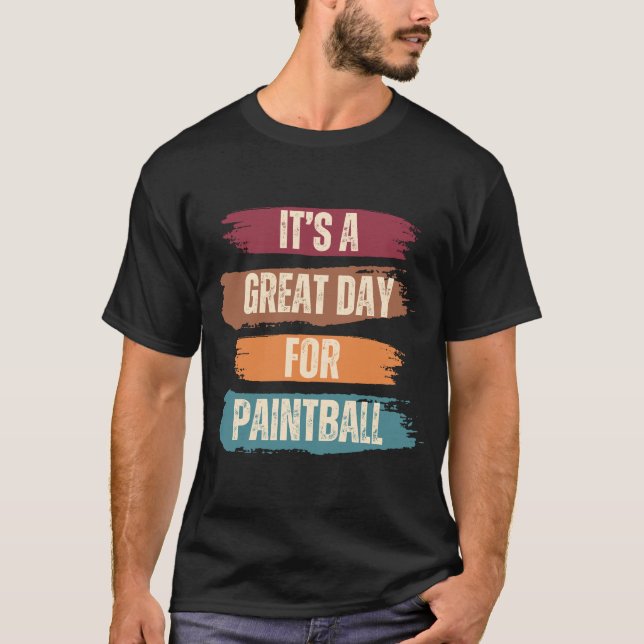 Camiseta Es un gran día para el Paintball (Anverso)