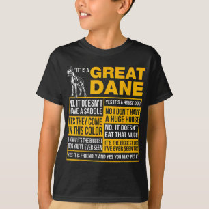Camiseta Es Un Gran Perro Dane Funny Lover