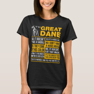 Camiseta Es Un Gran Perro Dane Funny Lover