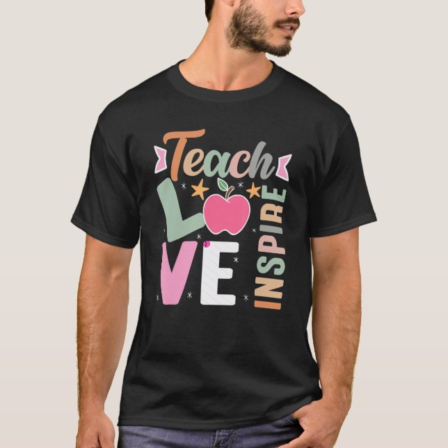 Camiseta es un hermoso día de profesores para enseñar in (Anverso)