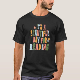 Camiseta Es Un Hermoso Día Para Leer Profesor Estudiante L