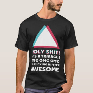 Camiseta es un hipopóster triángulo de Humor de la OMC