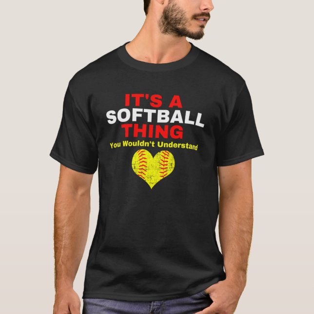 Camiseta Es Un Juego De Softball De Fastpitch (Anverso)