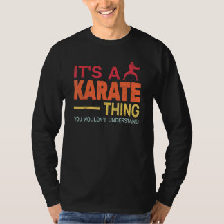 Camiseta es un karate retro de karate de entrenamiento para