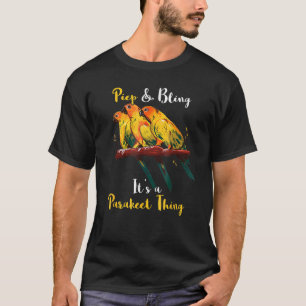 Camiseta Es un loro de Mascota de Budgie Budgerigar de Para