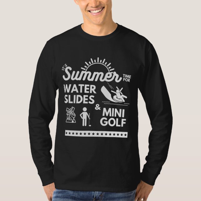 Camiseta Es un mal día ser un divertido golf en una bola de (Anverso)