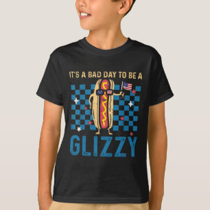 Camiseta Es un mal día ser una bandera estadounidense brill