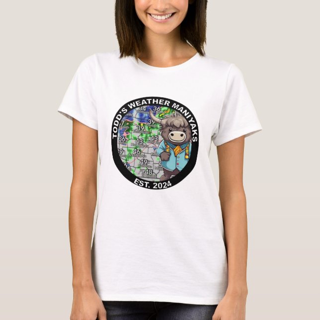 Camiseta Es un Maniyak (Tee de mujeres) (Anverso)
