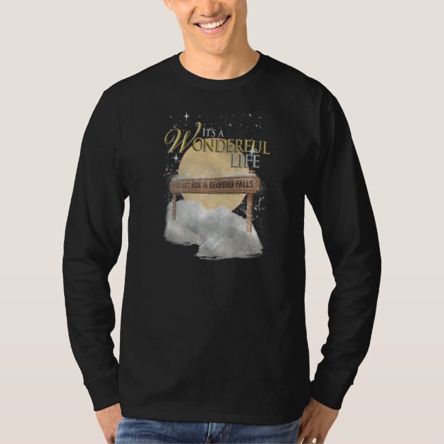 Camiseta Es un maravilloso Rótulo de invierno (Anverso)