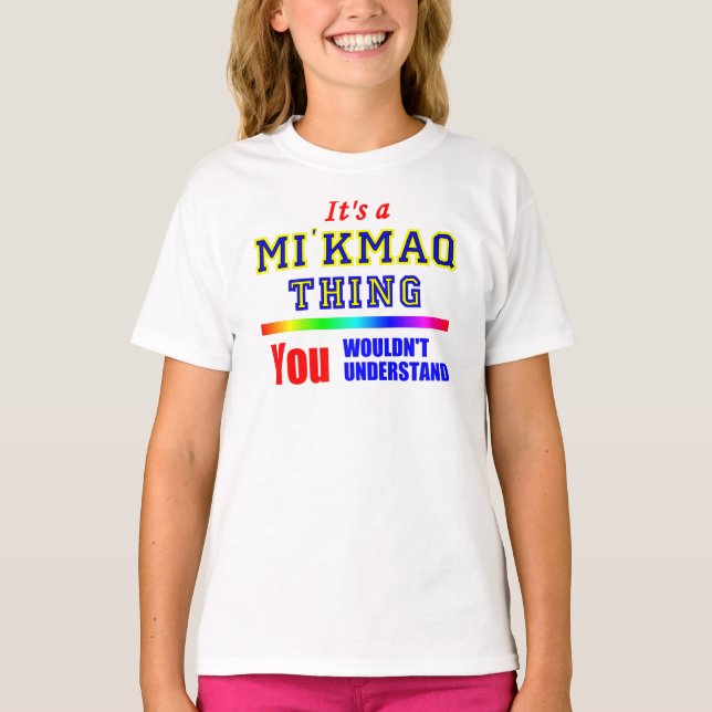Camiseta Es un Mi'kmaq Thing.png (Anverso)