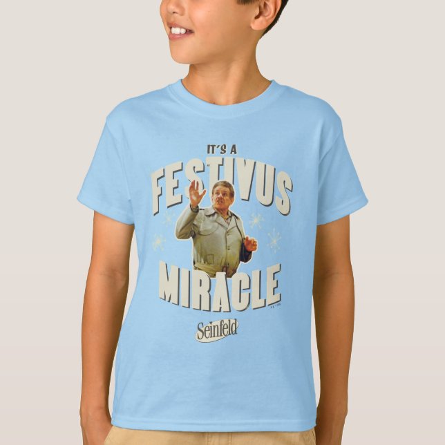 Camiseta Es un Milagro de Festivus (Anverso)