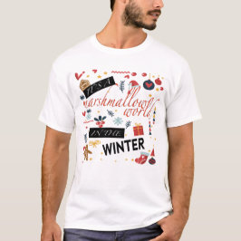 Camiseta Es un mundo malvavisco en invierno