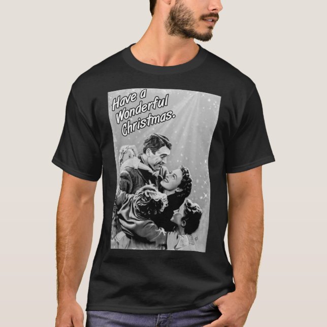 Camiseta Es un Navidad de vida maravilloso2708png2708 (Anverso)