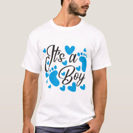 Camiseta ¡Es un Niño! Anuncio de Fiesta de Bebé | Bebé Ador