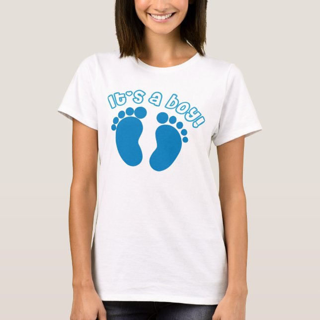 Camiseta Es un niño sujeto de maternidad (Anverso)