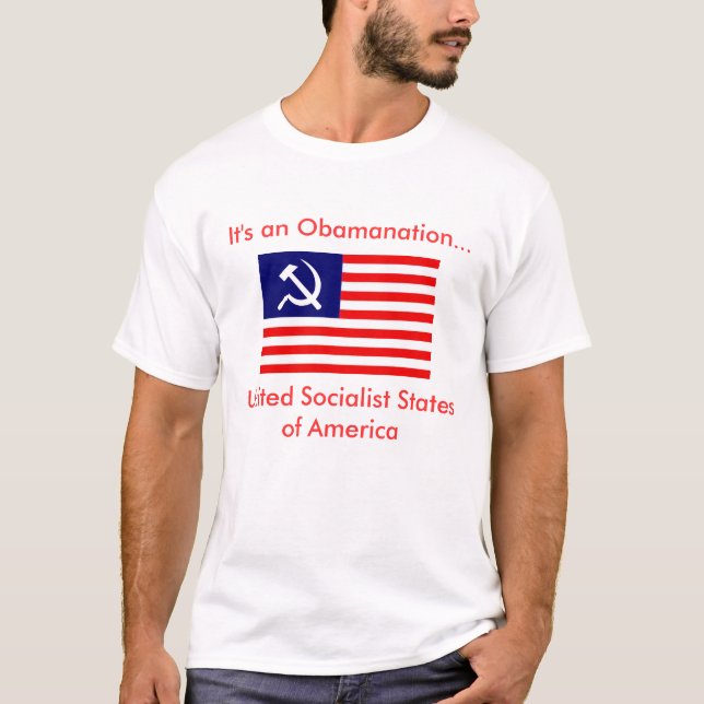 Camiseta Es un Obamanation… USSA (Anverso)
