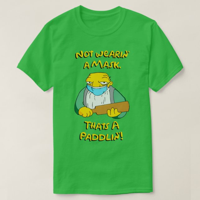 Camiseta Es Un Paddlin (Diseño del anverso)