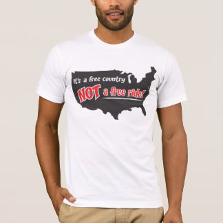 Camiseta Es un país libre no un pase gratis