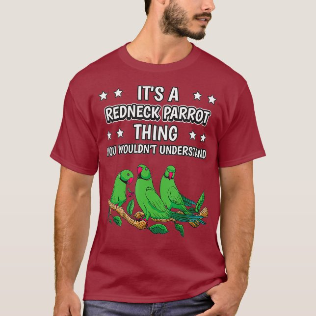 Camiseta Es un pájaro divertido de citas divertidas de loro (Anverso)