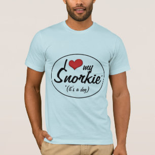 Camiseta ¡Es un perro! Amo mi Snorkie