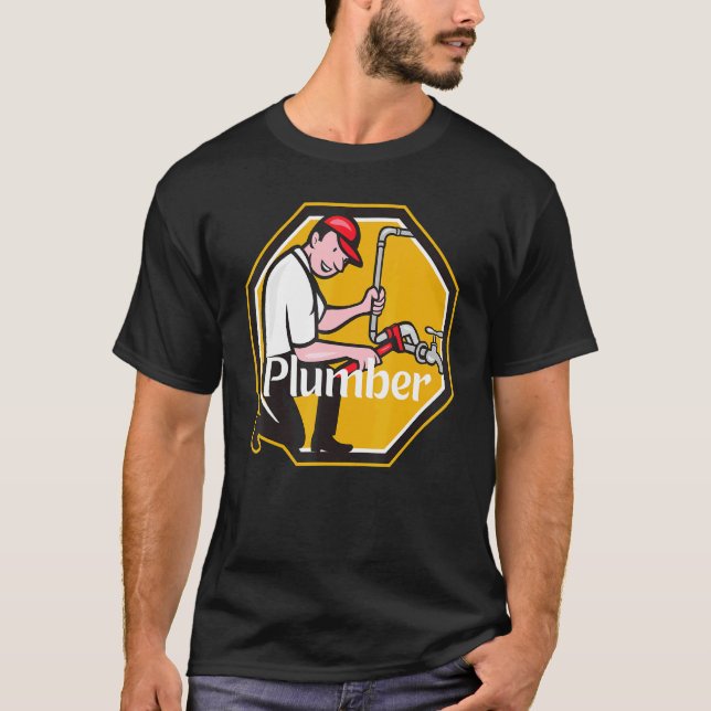 Camiseta Es un plomero #2 (Anverso)